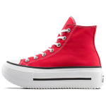 Converse Chuck Taylor All Star Lift Dvigubo Paduko Auk&scaron;ti Raudoni Unisex Sportbačiai Juodi Balti A15542C 37.5