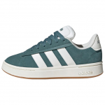 Adidas GRAND COURT ALPHA Atsparūs trinčiai Palaikantys Žemi Teniso Batai Unisex Žalsvai Mėlyni Sportbačiai JQ3007 38