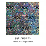 K-&Scaron;edevrų serija Nr.. 39 &ndash; Ilwol-Obong Sipjangsaengdo Tradicinis Korėjos ra&scaron;to audinys (110 cm &times; 90 cm) 110cmx90cm