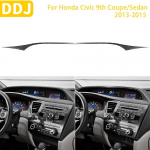 &bdquo;Honda Civic 9th Coupe&ldquo; / &bdquo;Sedan&ldquo; 2013 m. 2014 m. 2015 m. Priedai anglies pluo&scaron;to automobilio salono prietaisų skydelio ekrano lipdukas 1