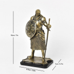 &Scaron;iaurieti&scaron;ko retro stiliaus dervos riterio sargo ornamentas Kūrybingas namų svetainės biuro amatininkų ornamentas