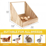 Vi&scaron;tų lizdų dėžės Medinės lizdinės dėžės su padėklais Kraikinis lizdas Lizdų dėžės Vi&scaron;tidėms Vi&scaron;toms Gallinas Vi&scaron;tidės Namas Žiemos Pauk&scaron;tininkystė