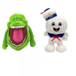 Žalias Ghostbusters pliu&scaron;inis žaislas Mielas vaiduoklis Mink&scaron;tas kim&scaron;tas pliu&scaron;inis žaisliukas Animacinis Ghostbusters pliu&scaron;iniai žaislai Vaiduoklių lėlės Marshmallow Man žaislai Dol
