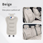 Automobilio sėdynės pagalvėlės užvalkalas Kvėpuojantis ledo &scaron;ilko sėdynės apsauginis pamink&scaron;tinimas BMW M M2 M3 M4 X1 X3 X5 X7 E39 E46 E60 E90 F10 F15 F20 F30 G20 G30 PU&Four Seasons gray