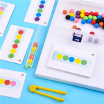 Montessori žaislai karoliukų žaislai dėlionės žaidimas vaikams ankstyvojo ugdymo vaikams Dovana
