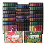 520 Colors Professional Art Aliejiniai spalvoti pie&scaron;tukai su dovanų dėžute mokykliniais reikmenimis pie&scaron;imui dažyti eskizus