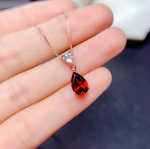 Bella Box Rose Gold Spalva Vandens la&scaron;as Raudona Spalva Treasure Paprastas Temperamento pakabukas Raktikaulio grandinėlė moterims Vestuviniai papuo&scaron;alai