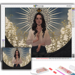 5D &bdquo;pasidaryk pats&ldquo; deimantinė tapyba japoni&scaron;ko stiliaus iliustracija kryželiu Siuvinėjimas deimantiniu menu Siuvinėjimas Mozaika Namų dekoras Full Round 20X30CM