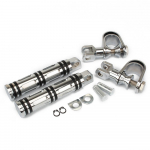 Motociklų greitkelio kai&scaron;čiai pedalo susidūrimo juostos spaustuko tvirtinimo variklio apsaugos kojelės pėdų atramos, skirtos Harley FLH, skirtos Honda Yamaha varžtam