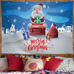 Kalėdinis gobelenas &Scaron;ventinis dekoras Namų svetainė Svetainė Miegamasis Fono Sodo Plakatai Lauke Didelis Pakabinamas Paplūdimio Rank&scaron;luostis 95x73cm