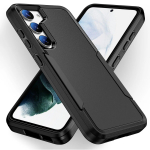 Hibridinis apsauginis &scaron;arvų dėklas, skirtas Samsung Galaxy S23 FE 5G S22 Plus S21 Ultra S20 FE S 23 22 21 Geriausias apsauginis galinis dangtelis for Galaxy S23 FE juoda