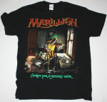 Marillion Script A JesterS Tear Black Unisex mar&scaron;kinėliai Progressive Rock Fish S