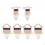 6 vnt vaiki&scaron;kos ki&scaron;enės prie baseino žalvario lygintuvų laikiklis 4 kampai i&scaron; 2 &scaron;onų