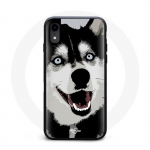 Coque Iphone X Husky Noir et Blanc