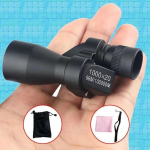 HOT Ne&scaron;iojami HD Night Vision Mini monokliai Didelio padidinimo lauke Žvejyba žiūronai Medžioklės stovyklavietė 1PCS juoda