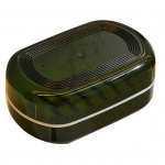 Vonios muilo dėžutė Dvisluoksnė greito nutekėjimo skaidri su dangteliu ir nuimama nusausinimo lentyna, atspari dulkėms vie&scaron;bučio virtuvės muilo padėklas, muilo laikiklis