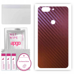 apgo skin sticker film foil vinyl for the BACK compatible with OnePlus 5T, scratch-resistant, easy to install - Carbon Chameleon CAKA5
