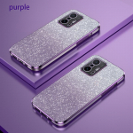 Mi10t Mi11t prabangus blizgantis gradiento padengimo dėklas, skirtas Xiaomi Mi 11t Pro 5g 11 T 10T moteri&scaron;kas silikoninis smūgiams atsparus nugaros dangtelis 11tpro For Mi 11t violetinė