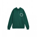 Adidas Adicolor Spinner Hoody Su Trefoil Logotipu Vyri&scaron;kos Hoodies Mi&scaron;ko Žalia HC4491 S