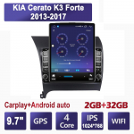 9,7 colio automobilinis radijas, skirtas KIA Cerato K3 Forte 2013-2017 Android 2 DIN Tesla vertikalus ekranas Carplay Automatinis radijas Multimedijos grotuvas 2+32GB