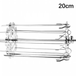 1 Nerūdijančio plieno kepsninės kepsninės kebabų narvas Rotisserie ie&scaron;mo &scaron;akutės vi&scaron;tienos kepsninės rinkinys 25cm