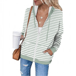 Madingi laisvalaikio moteri&scaron;ki ilgomis rankovėmis vienspalviai gobtuvai, megztiniai su užtrauktuku, paltas su ki&scaron;ene