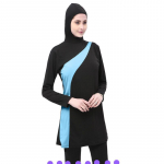 Moteri&scaron;ki musulmoni&scaron;ki kuklūs islami&scaron;ki pilno dangčio Burkini paplūdimio plaukimo kostiumai