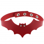 Punk Black Metal Kutas Red Choker Kaklo papuo&scaron;alas Seksuali Spygliuota Kaklo juostelė Raktikaulio apykaklė Vyri&scaron;ka Karoliai Hollween Moterų Y2K Jewely Dovana