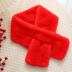 &Scaron;alikas Moteri&scaron;kas žiemos universalus pliu&scaron;inis pastorintas skara Korėjieti&scaron;ka versija Vienspalviai Plaukai Kaklo Apdangalas Mergaitė Mielas Rex Triu&scaron;io Plaukų &Scaron;alikas