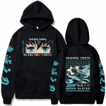 &bdquo;Demon Slayer&ldquo; Japonija Anime Vyrai Moteri&scaron;kas megztinis Harajuku Muichiro Tokito Graphic Print Plus Size Megztinis Gatvės apranga Moteri&scaron;kas megztinis S