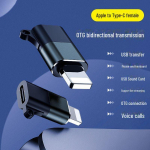 Suderinamas Apple adapteris: Laidinės ausinės, belaidis mikrofonas, OTG įkrovimas, USB atmintinė, C tipo sąsaja Apple OTG adapter