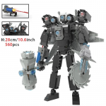 Skibidi tualetas 3.0 Titan Clockman statybinis blokas vaikams Titan Camerman garsiakalbis surinkimo plytos žaislai berniukams Dovanos Velykų žaislai
