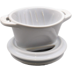 Staub Dripper Blizgūs keraminiai kavos la&scaron;intuvai puodeliai balti japoni&scaron;ki Coffee White 1-2 [Authorized Product] 40508-535 gray