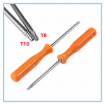 10X 100mm Torx T8 T10 Nerūdijančio plieno apsauginis atsuktuvas įrankis Xbox 360/ PS3/ PS4 Apsaugotas nuo įsilaužimo skylės valdiklio remonto įrankiai