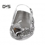 Atviras pir&scaron;tas siuvimui rankomis, siuvinėjimui, vintažinis metalinis antpir&scaron;tis, apjuosiančio dizaino pir&scaron;to apsauga mezgimui, rankdarbiams, DIY įrankiai L 1pc