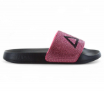 SUN68 Slippers LOGO STRASS - Damen Sandalen Pantoletten Slides Badesandalen X35205-1162 ORIGINAL EU 40