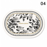 Odinis padėkliukas, ovalus, alyvai atsparus stalo kilimėlis Namų valgomojo virtuvės stalo padėkliuko dizainas valgomojo vandeniui atsparus kar&scaron;čiui atsparus namų dekoras 4