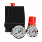 Oro kompresoriaus slėgio jungiklis, valdymo rutulinis ventilis, valdiklis 0?180PSI su manometru pakeitimui