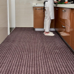 2021 Sugeriantis PVC Durų kilimėlis - Pjaustomas Įėjimo, Virtuvės ir Vonios kambario Kilimas 160cm wide - Custom Length