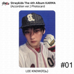 Stray Kids 4-asis albumas Karma Akordeono versija Oficiali fotokortelė Leeknow (Accordion ver)