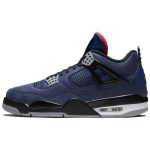 Air Jordan 4 Retro Winter Loyal Blue Vyri&scaron;ki sportbačiai Balti Habanero-Raudoni Juodi CQ9597-401 40