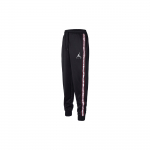 Jordan Vienspalvės Jogger Kelnės Su Logotipo Spaudiniu Ir Elastinga Rai&scaron;teliu Vyrams Juodos CJ9474-010 L