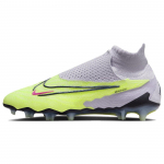 Nike Phantom GX Elite Gripknit DF FG Luminous Pack Unisex Sportbačiai Žali Barely-Volt Barely-Vynuoginiai DC9969-705 44