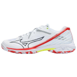 Mizuno Wave Claw 3 Wide White Radiant Red Unisex Sportbačiai Ebony 71GA244305 45