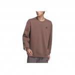 Adidas Laisvalaikio apvalaus kaklo ilgomis rankovėmis džemperis Unisex džemperis Rock-Layer-Deep-Earth-Brown Juodas JM9094 L