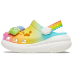Priežiūros me&scaron;kiukai x Crocs Crush Clog Rainbow Moteri&scaron;ki sportbačiai Daugiaspalviai Balti 210103-100 36-37