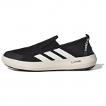 Adidas Terrex Boat Slip-On Juodi Kreidiniai Unisex Sportbačiai Core-Black Chalk-White Semi-Impact-Orange JI3502 42⅔