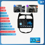 Ossuret Snapdragon 6115 Automobilio radijas Autoradio skirtas PEUGEOT 206 206SW 206CC 2001 - 2008 Carplay Android Auto Multimedija GPS 360 Kamera Stereo W7 8Core 6G 128G B