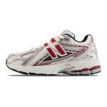 New Balance Lengvi Patogūs Žemi Laisvalaikio Batai Vaikams Snieglentės Batai Balti Sidabriniai Raudoni GC1906EA 37 gray