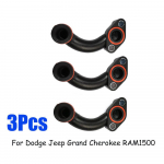 3x Variklio au&scaron;inimo skysčio apvedimo vamzdžiai 68211200AC skirti RAM 1500 Jeep Grand Cherokee 14-19